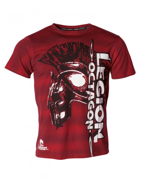 T-Shirt Fight or die, MMA, Legion Octagon by Kwon, rot und grau