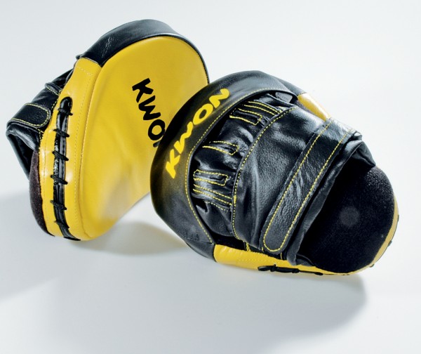 Handpratzen, Coaching Mitts, Leder by Kwon