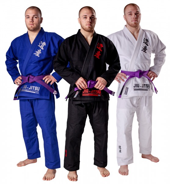 Brazilian Jiu Jitsu Anzug 400 g, weiß, blau oder schwarz by Danrho