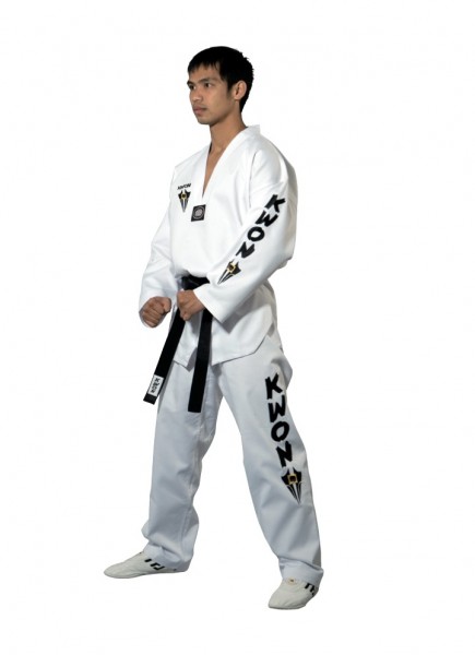 Taekwondo Anzug Starfighter mit Schriftzug groß - Größe: 120 cm